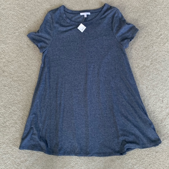 NWT Acemi Blue Short Sleeve Long Top- Small - Picture 1 of 5